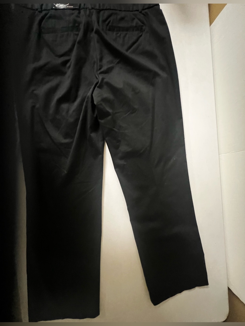 KIM ROGERS BLACK SIZE 14 CURVY STRAIGHT LEG PANTS. SITS AT WAIST. TUMMY PANEL - Picture 5 of 11